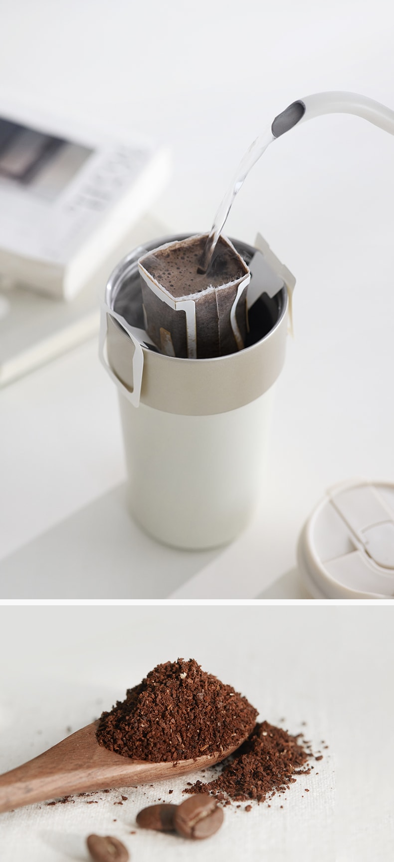 OLAYKS 隨行杯 316不鏽鋼無縫內膽保溫杯 500ml大容量 咖啡吸管杯 雙層真空密封