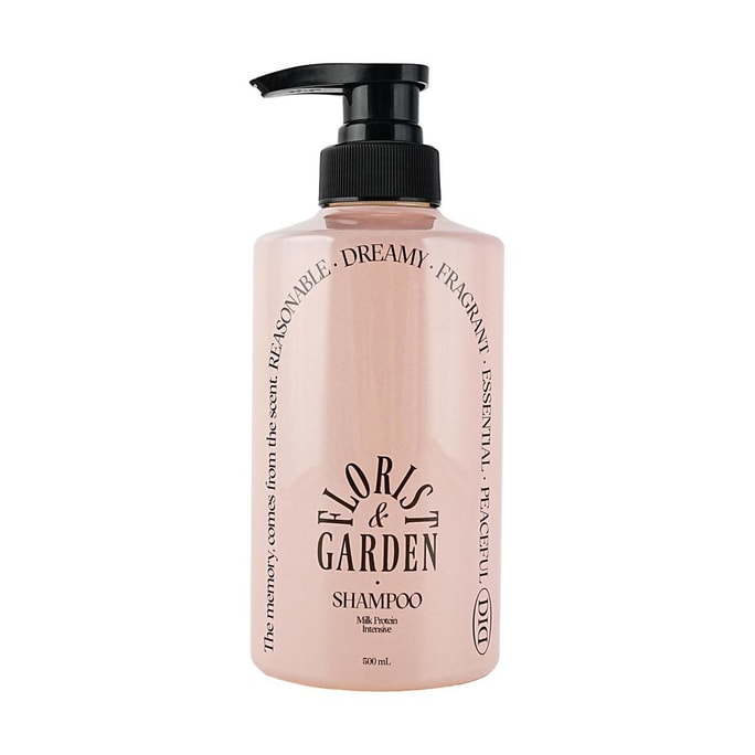 Milkprotein Intensive Shampoo, 16.91 fl.oz. #Florist Garden - Hair Fall Control | Gentle Formula | Oil-Moisture Balance