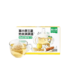 Stir fried rice tea, children's health barley tea bag, 105g/box (15 bags)
