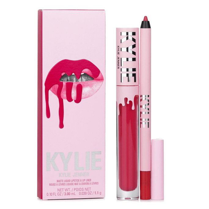 Matte Lip Kit: Matte Liquid Lipstick 3ml + Lip Liner 1.1g - # 503 Bad Lil Thing  2pcs