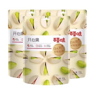 바이차오웨이 수입 피스타치오 30g*3개입 공유팩 [본래 색상, 무표백] 통통하고 아삭한 보라색 껍질과 초록색 알맹이가 특징입니다. 정성껏 볶아 튀기지 않은, 본연의 풍미를 담은 건과일입니다. 휴대하기 간편한 공유팩으로 사무실, 기숙사, 간식, 아침 식사 또는 식사 대용으로 좋습니다.