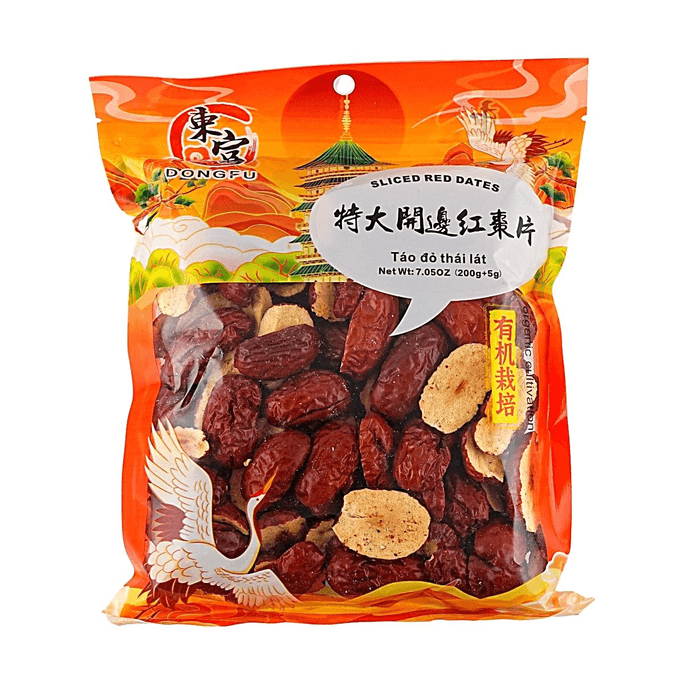 东富 特大开边红枣片 200g+5g 【有机栽培】【自然清甜】