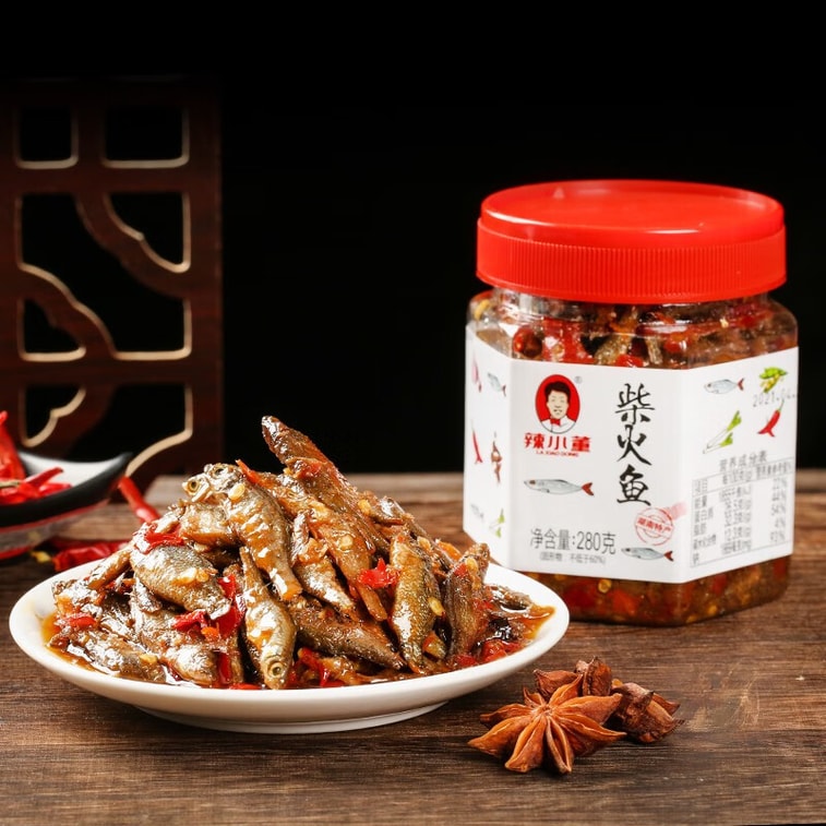 辣小董 香辣柴火鱼 农家自制柴火鱼剁椒火焙鱼下饭菜 280g 4