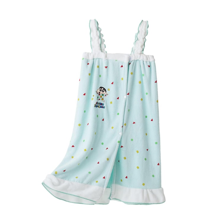 Crayon Shin-Chan Colorful Print Bath Wrap, Wearable Towel Soft Absorbent 3