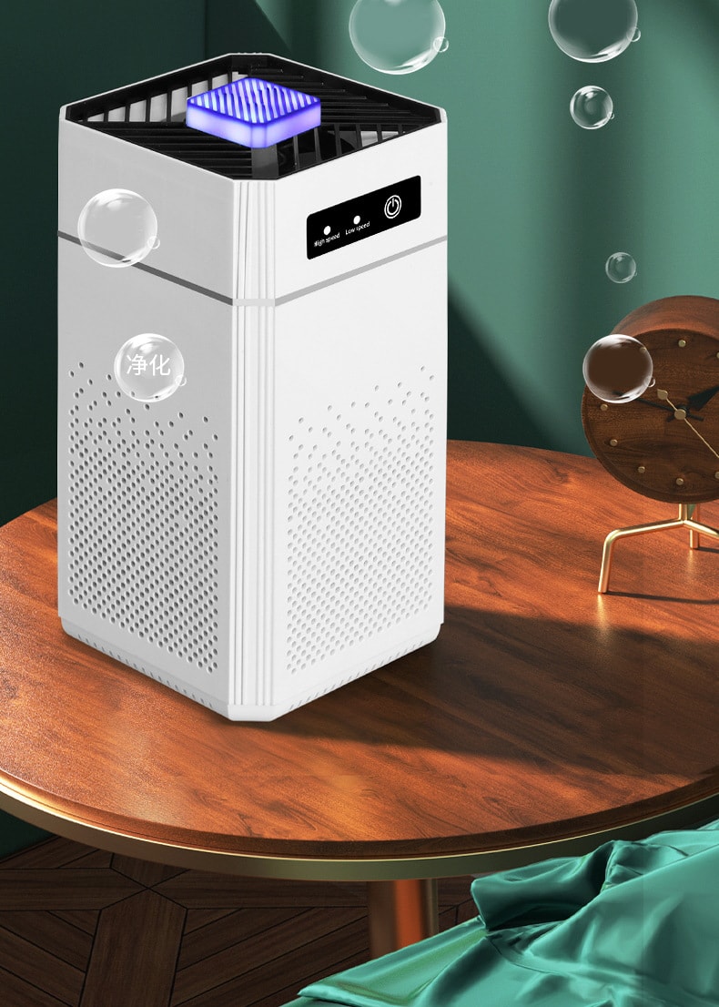 【中国直邮】 力好佳 空气净化器家用室内办公室桌面除甲醛除菌除臭usb 1 把