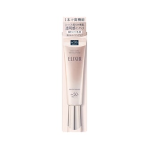 【日本直邮】ELIXIR怡丽丝尔 银管防晒纯肌净白防护精华乳 防晒隔离35mlSPF50+/PA++++  