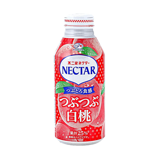 不二家 ネクター つぶつぶ白桃 380ml - Yami