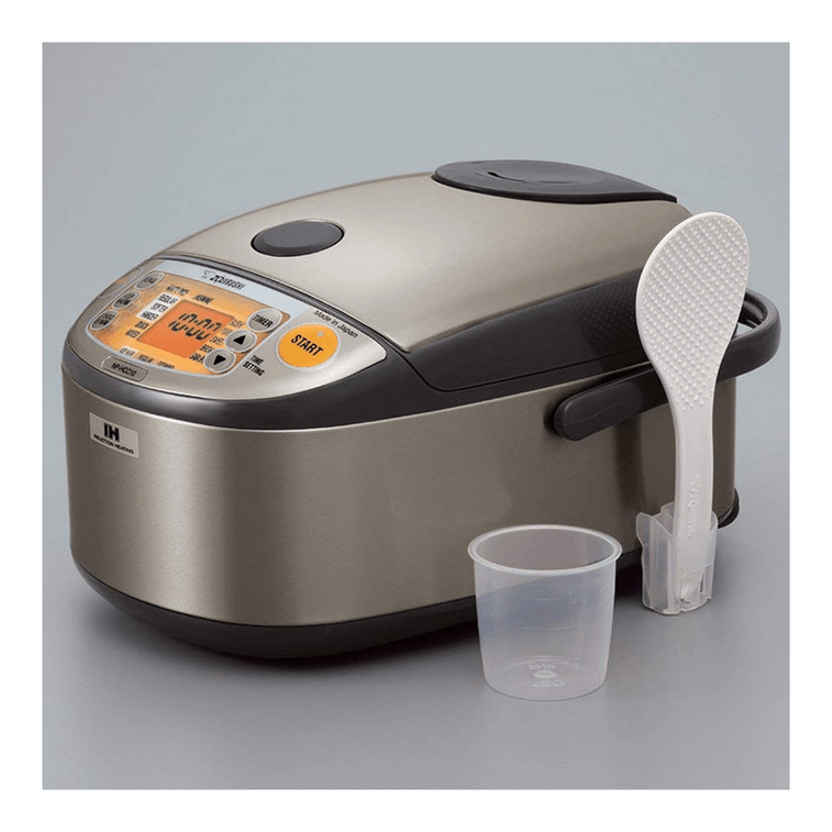 【Low Price Guarantee】Induction Heating System Rice Cooker And Warmer, 33.81 fl oz, 5.5 Cup, Stainless Dark Gray, NP-HCC1 7