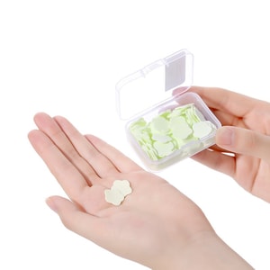 [중국발 다이렉트 메일] FaSoLa 여행 손세정지 로즈+자스민+레몬 3박스 일회용 휴대용 꽃잎 비누 정제