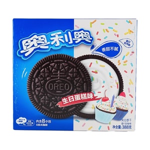 サンドイッチクッキー バースデーケーキ味 13.69 oz【輸入ココアパウダー使用】【甘すぎずしつこくない】