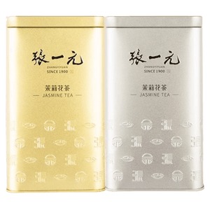 【中国直送】張怡園ジャスミン茶 特級ジャスミン毛尖 芳醇な香りの新茶 2缶パック 計440g