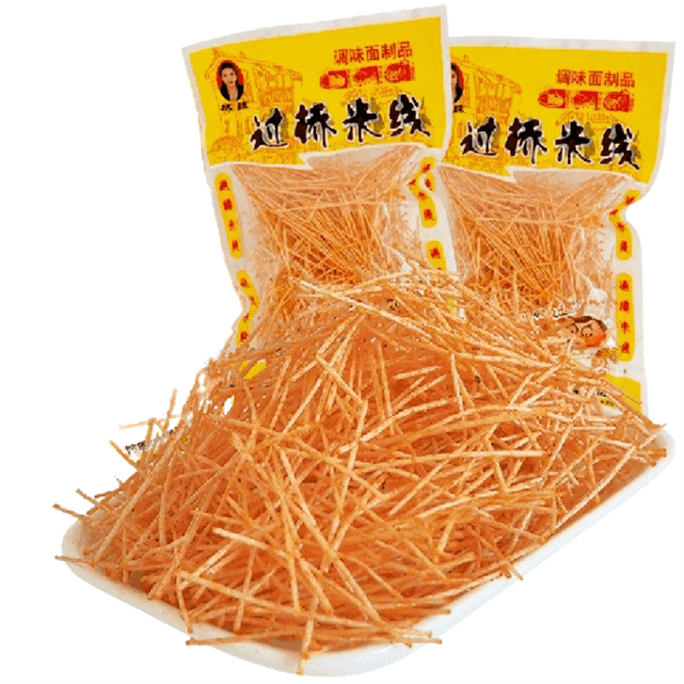 Lin Mei Crossing The Bridge Rice Noodles Spicy Bar Snack Food Snacks After 80 Nostalgia Spicy 15g*3 Packages