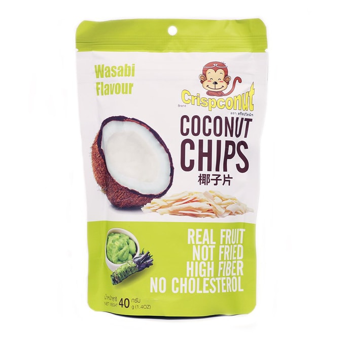 Coconut Chips Wasabi Flavour 40g  EXP DATE:02/14/2024