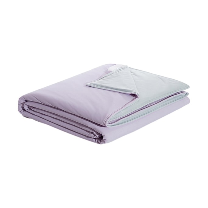 YUNYU Home Dual-feel Deep Sleep Summer Cool Quilt Purple 200cm×230cm