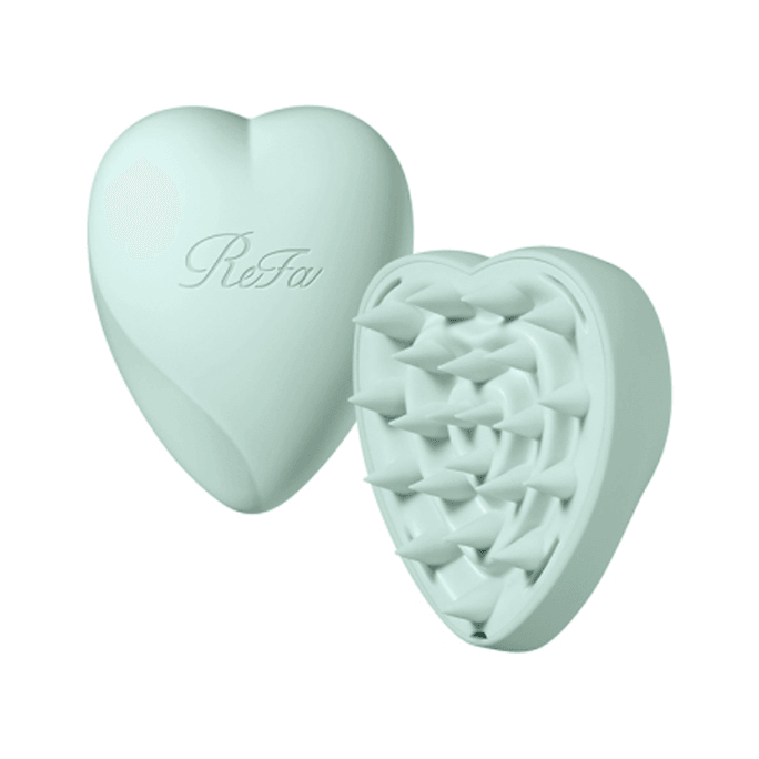 Refa Love Scalp Massage Cleansing Comb for wet and dry hair mint green