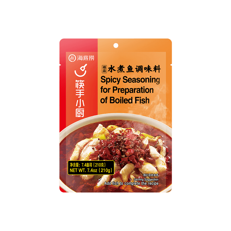 海底捞 筷手小厨 调味料系列 精品水煮鱼调味料 210g 包装随机发 7