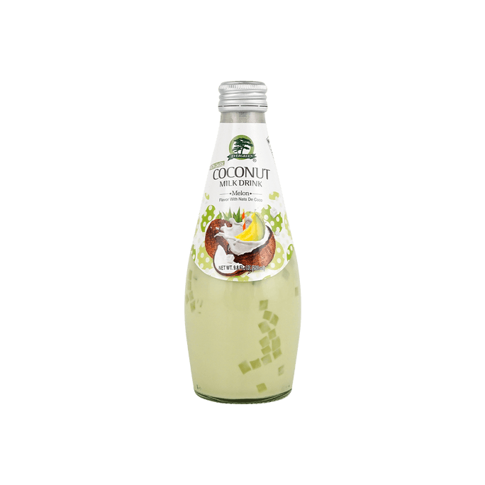 Coconut Milk Drink with Nata De Coco Melon Flavor  9.8oz