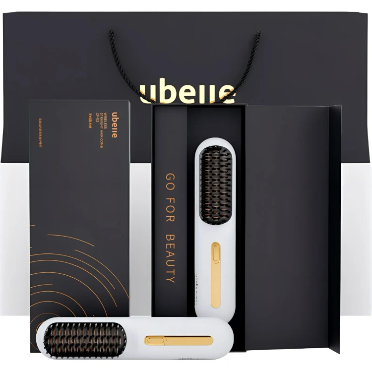 ZF-03 2-in-1 Hair Straightener & Curler, Ice White Gift Box, 1