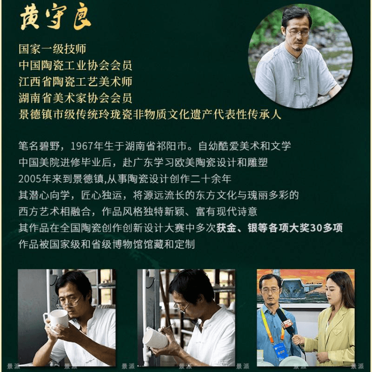 【中國直郵】 復古陶瓷 景德鎮 高級主人杯陶瓷茶盞生肖杯未羊 135ML*1件裝 3