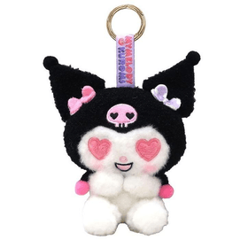 SANRIO & NAKAJIMA Joint Sanrio Horn Plush Pendant [Kuromi]