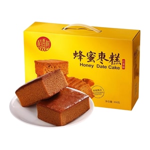 【中国直送】道香村ハニーデーツケーキギフトボックス：伝統的な中国のケーキ、栄養たっぷりの朝食とお茶菓子、ギフトに最適