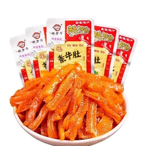 Vegetarian Beef Tripe Spicy Vegetarian Tripe 16g*5 packs Extra Spicy Hunan Specialty Konjac Snack