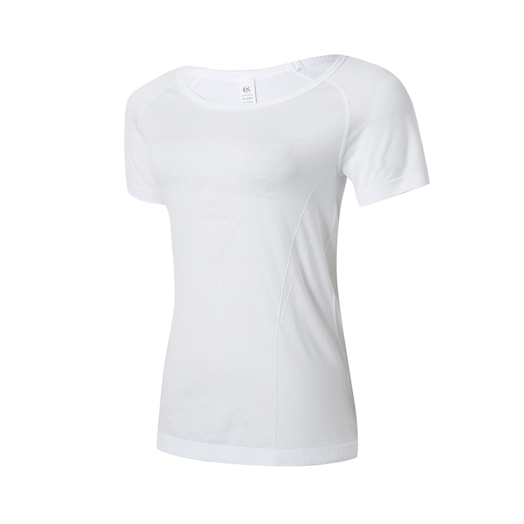 暴走的萝莉 圆领运动短袖女透气薄款夏 显瘦T恤速干跑步健身上衣/灰色#/M 10