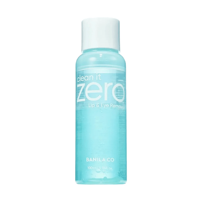 클린 잇 제로 립앤아이 리무버 3.38 fl. oz. 부드러운 듀얼 페이즈 워터프루프 메이크업 클렌저