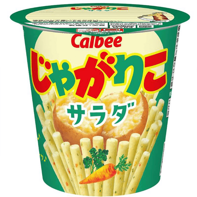 [일본 직배송] 일본 칼비 JAGARICO 포테이토스틱 포테이토 크리스피 스틱 오리지널맛 57g