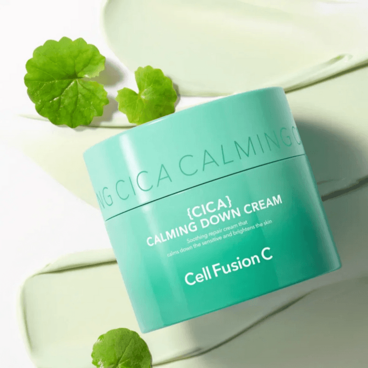 韓国直送】敏感肌用韓国産鎮静保湿ツボクサクリーム（グリーン、鎮静