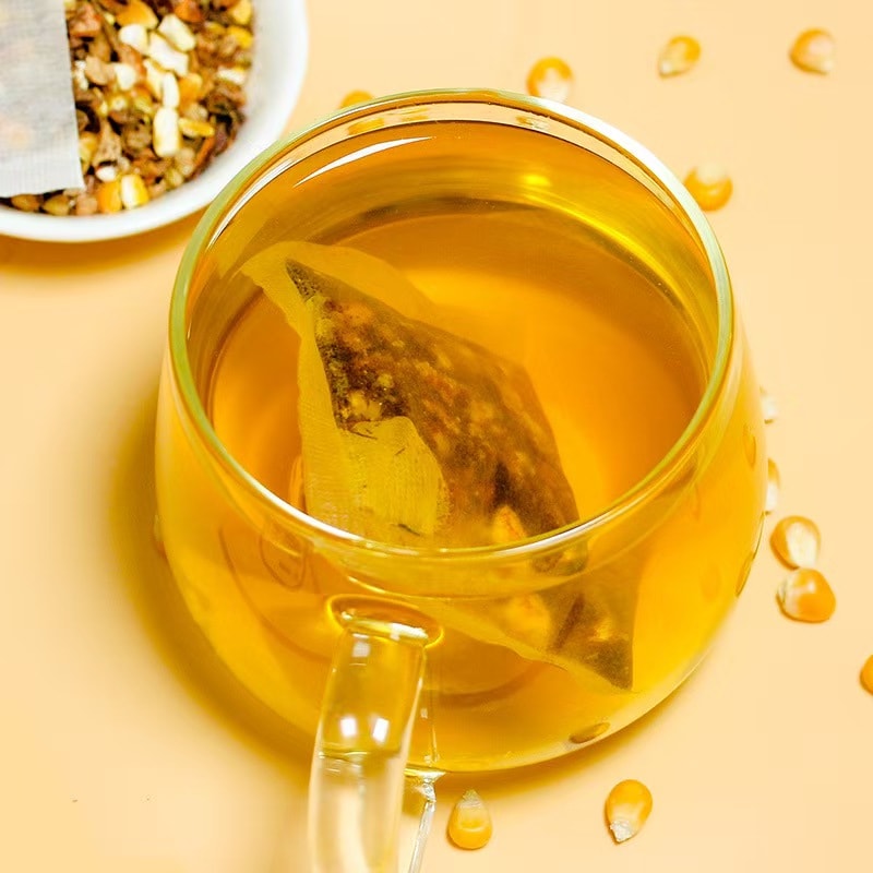 Fancy Jasmine 玉米鬚茶 利於消腫 無糖低卡 袋泡茶玉米粒玉米鬚茶包 1件裝(120克/15小袋)火鍋後、晨起時、減脂期隨時喝都沒壓力