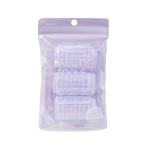 【中国直送】マリアン スプライス可能 エアリーパート前髪ヘアクリップ スタイリング＆固定マジック ボリュームアップ 粘着式カーリングヘアクリップ (ラージサイズ、3個パック)