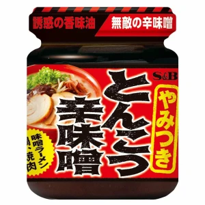 【日本直邮】日本S&B 猪骨辛味噌 唐辛子风味调味料110g