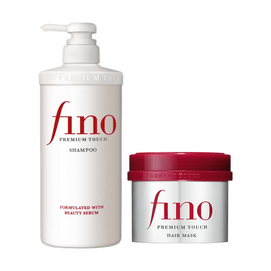FINO Premium Touch Hair Mask 230g + Repair Shampoo 550ml【Value Pack】