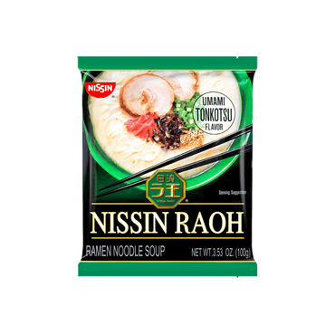 日本NISSIN日清 RAOH 猪骨浓汤拉面 豚骨味 100g