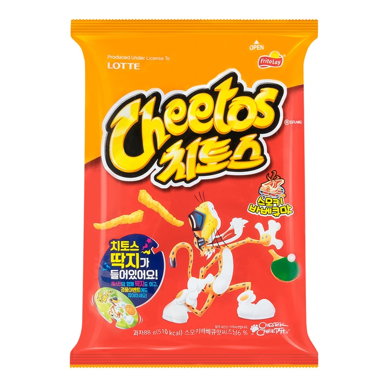 FRITO LAY Cheetos Asian Barbecue Corn Cracker, 2.89 oz 4