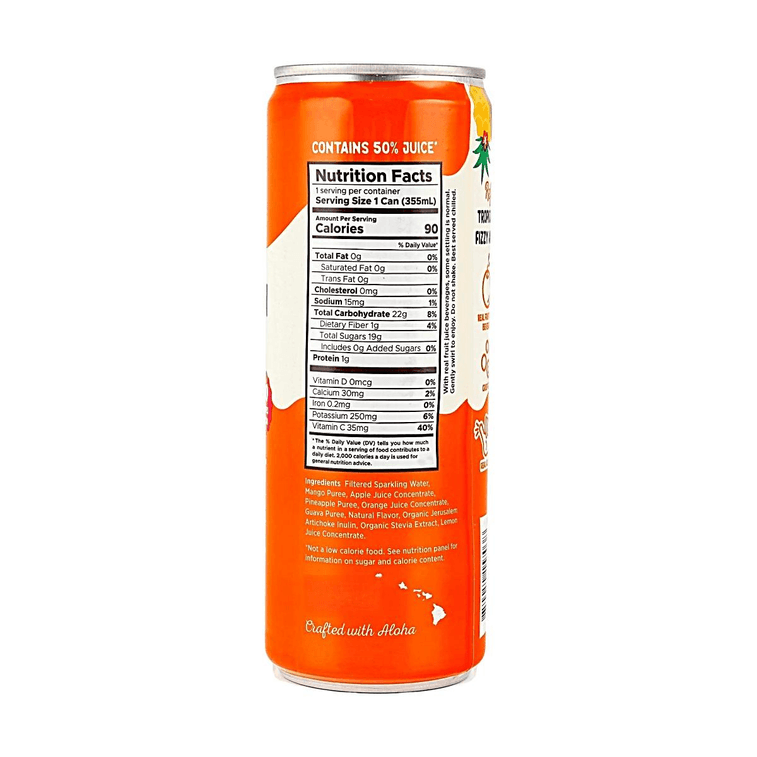 Mango Orange Sunset Sparkling Drink,Real Fruit Soda,12 fl oz【No Sugar Added,No Caffeine】【Tropical Flavor】 3