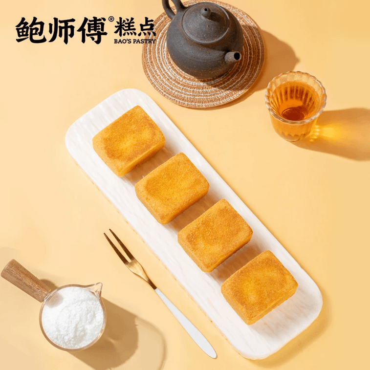 [중국 직배송] 바오시푸 파인애플 케이크, 중국식 페이스트리, 선물용 간식, 향토 특산 간식, 240g 3