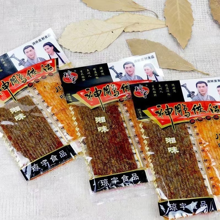 琼宇 【童年怀旧】经典电视 神雕侠侣 辣条 香辣片 16g*6包 辣条 8