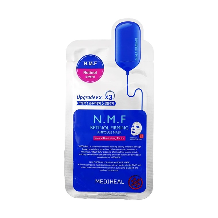 韩国MEDIHEAL美迪惠尔 NMF水库新升级水润面膜 27ml*20片入 #紧致弹力 饱满嘭弹不垮脸 密集补水保湿 视黄醇提拉弹性【超值装】 8