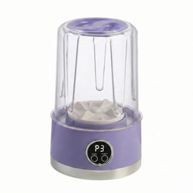 Wireless Rechargeable Mini Washing Machine - Underwear & Socks Exclusive, Hands-Free, Dorm/Rental Friendly, Compact, Purple, 1 Unit