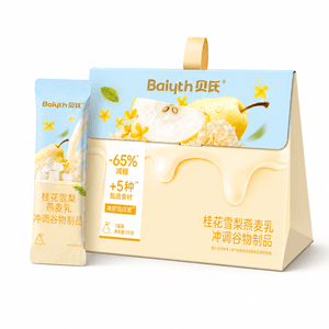 [Recommended By Jiang Yan] Bestway Osmanthus Snow Pear Oat Milk Brewing Breakfast Drink Instead Of Meal Instant Food [65% Sugar Reduction] 175g/box