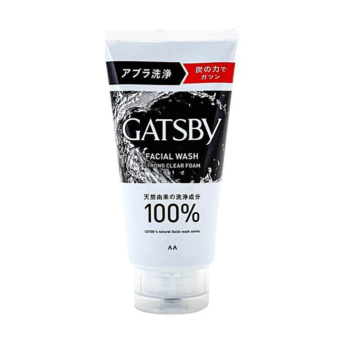 GATSBY Facial Wash Strong Clear Foam 4.59 oz