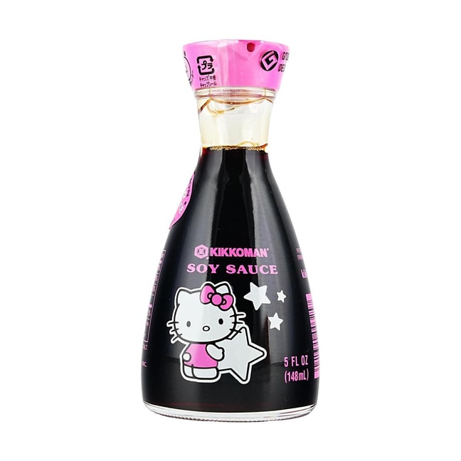 日本KIKKOMAN万字 酱油 148ml【Hello Kitty联名包装】