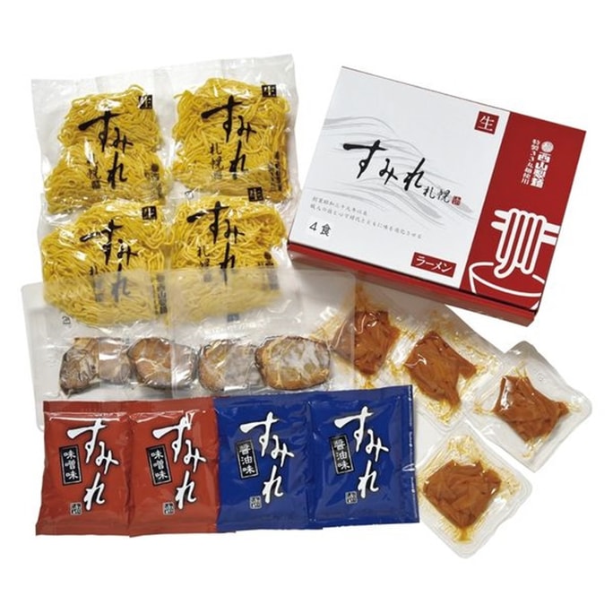 Sapporo's popular ramen set  4 pks