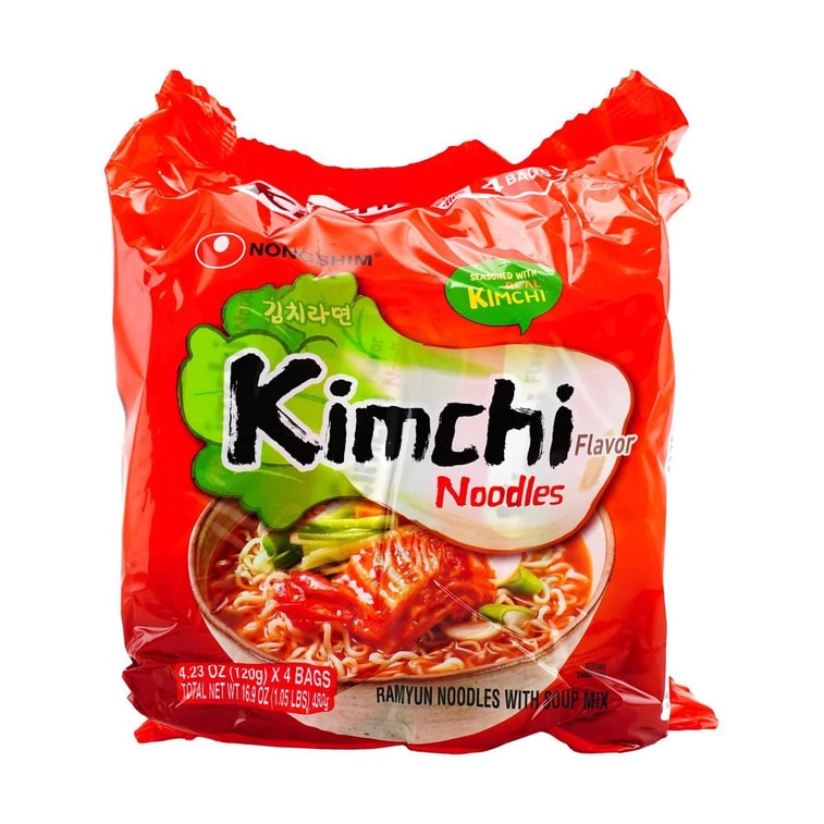 韓國NONGSHIM農心 韓式辣白菜拉麵 湯麵泡麵 4連包 480g 4