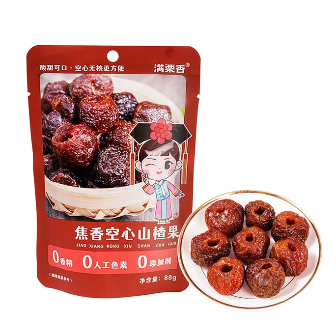 Hollow Hawthorn Fruit dried candied fruits fresh and tasty 88g
