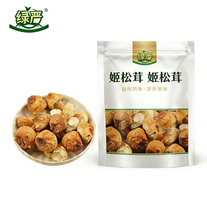 [중국 직송] 그린옌 [푸젠 특산품] 신선한 표고버섯(Arisaema blazei), 90g/봉지, 브라질 버섯, 송이버섯, 표고버섯, 건조 제품, 지역 농산물 특산품.