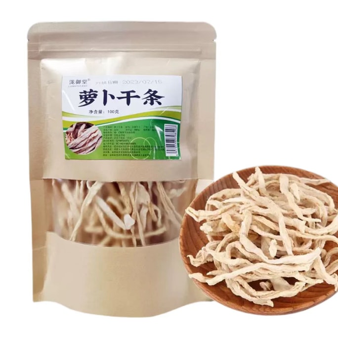 泷御堂 萝卜干条 肉质脆嫩爽口 营养美味  传统工艺 自然晾晒  100g