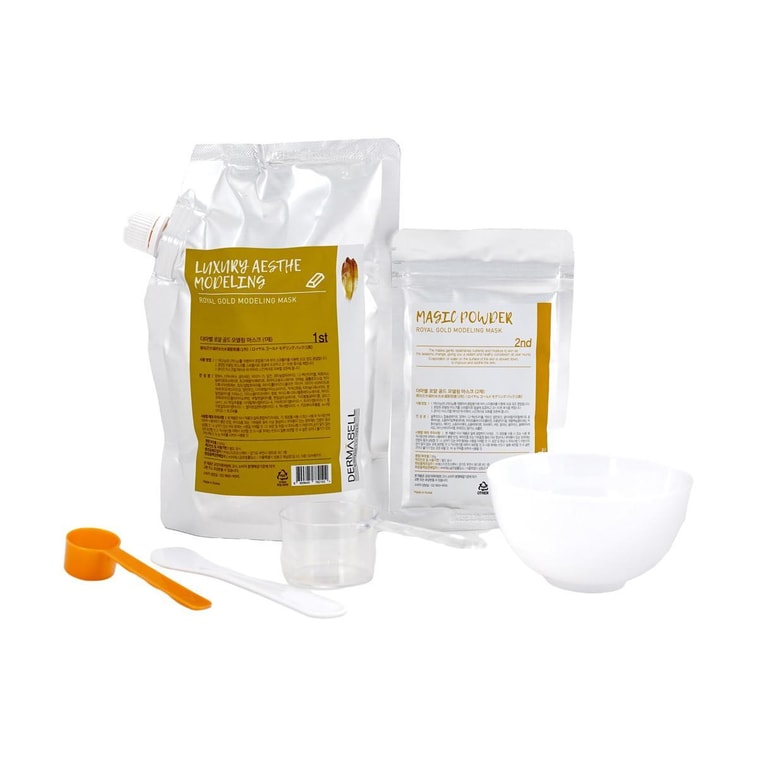 로얄 골드 모델링 마스크, 560ml - 젤 마스크 | 주름 개선 및 탄력 강화 | Q-엘라스틱 타이트닝 | 성숙한 피부용 3